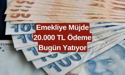 Emeklilere Sevindiri Haber Saat 09.00'da Geldi! İstisnasız Tüm Emeklilere 20.000 TL Ödenecek