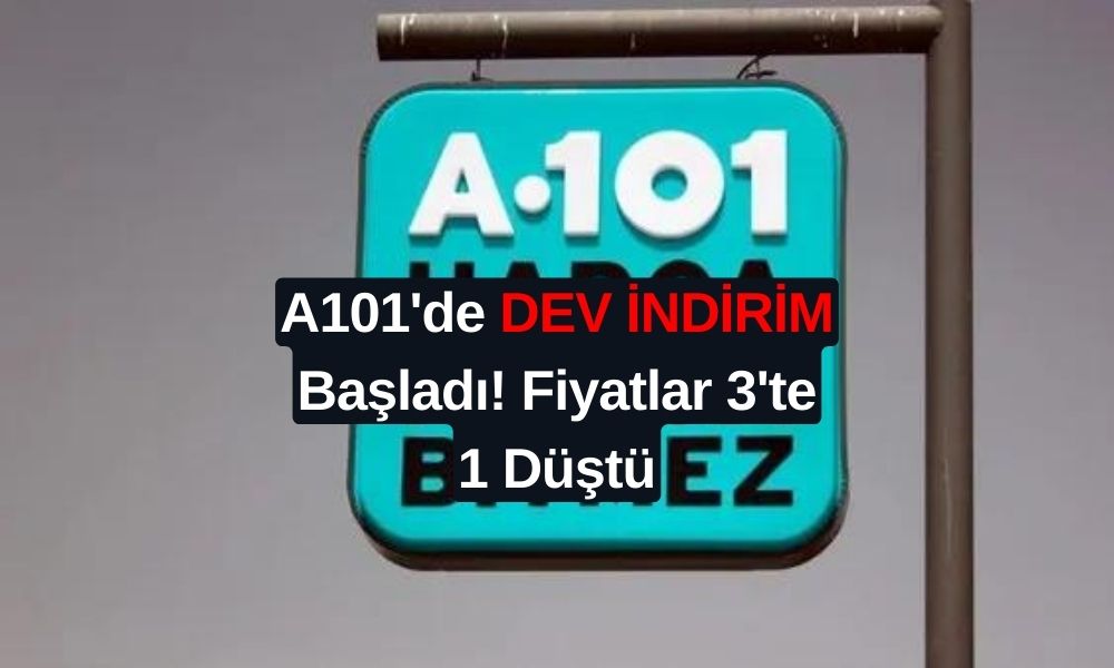 İğne Atsan Yere Düşmez A101'de İzdiham Yaratacak Dev İndirim! Fiyatı 169.95 TL'den 54.90 TL'ye Düştü