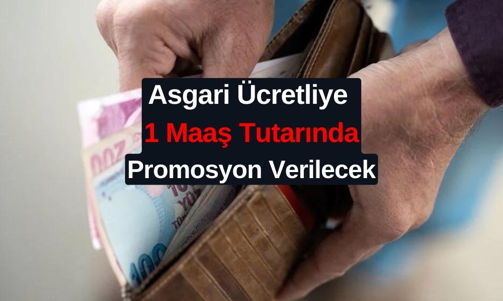 Asgari Ücrete Ara Zam Yok Promosyon Var! Ağustos Ayında 1 Maaş İkramiye Yatacak