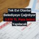 Tek Tapusu Olanlara Duyuru Geldi! 3.876 TL PARA İADESİ İçin Belediyeye Çağrılıyorsunuz