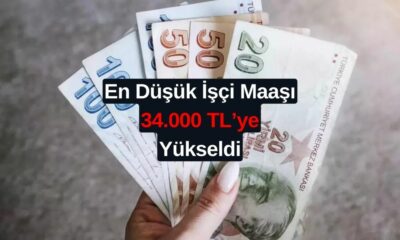 Resmi Açıklama Geldi! En Düşük İşçi Maaşı 34.000 TL'ye Yükseldi