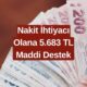 Acil Nakit İhtiyacı Olanlar Dikkat! 5.683 TL Destek Ödemesi Hesabınıza Yatıyor