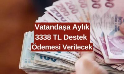 Her Ay 3338 TL Hesabınıza Ödenecek! Devlet Vatandaşa Yardım Verecek