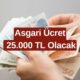 SGK Uzmanı Asgari Ücret İçin Yeni Rakamı Açıkladı! Yeni Asgari Ücret 25.000 TL