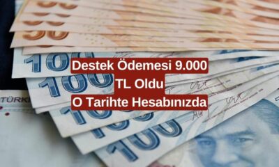 Destek Ödemeleri 9 Bin TL'yi Geçti! Zamlı Ödeme Tarihi Açıklandı