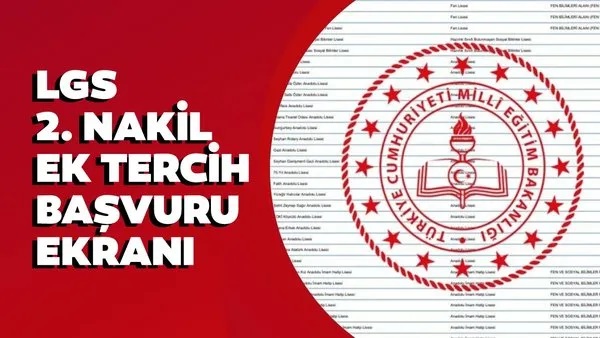 LGS 2. TERCİH SONUÇLARI SORGULAMA EKRANI (MEB. gov.tr TIKLA ÖĞREN) 2024 LGS 1. nakil sonuçları açıklandı! MEB LGS ek tercih sonuçları