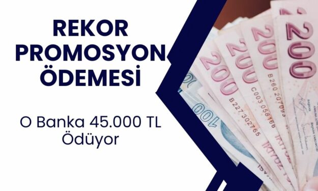 Rekor Promosyon SABAH Açıklandı! 45.000 TL Hesaplara Yattı