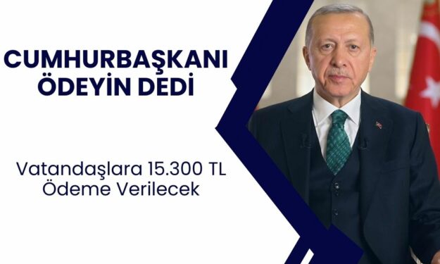 Cumhurbaşkanı çalışan emekli olanlara destek verilecek dedi! 15.300 TL ödemeler hesaplara bu tarihte yatacak