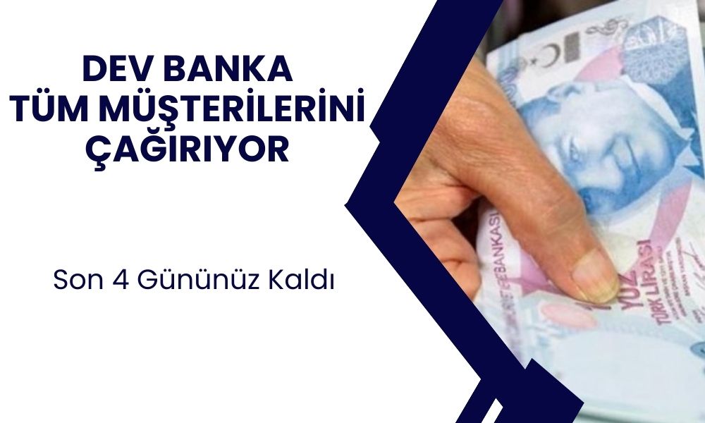 Banka tüm müşterileri uyardı! 4 gün içinde yapmayanların hakkı yanacak