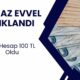 Yeni zam az evvel açıklandı! Düz hesap 100 TL oldu