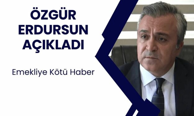 Milyonlarca emekliye Temmuz zammından sonra BİR KÖTÜ HABER DAHA! Özgür Erdursun Açıkladı