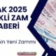 SSK Bağkur ve Memur Emeklisinin Umutları Yeşerdi! Ocak Zammı Açıklandı