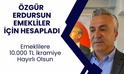 SGK Uzmanı Özgür Erdursun ‘hayırlı olsun' diyerek duyurdu! Tüm emeklilere 10 bin TL ikramiye ödenecek