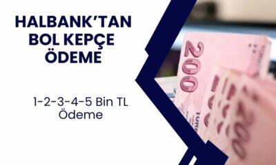 Halkbank açıkladı! Şubeye gelene 1-2-3-4-5-6 bin TL ödeme verilecek