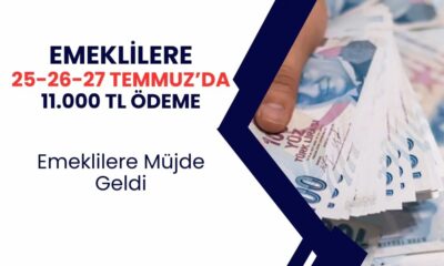 25-26-27 Temmuz Resmi Olarak Açıklandı! Bu Tarihler Arasında SSK Emeklisine 11.000 TL Ödeme Yapılacak