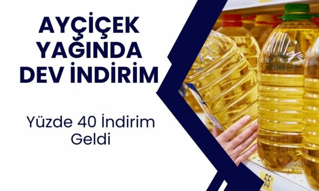 Ayçiçek Yağında Dev İndirim! Tamı Tamına Yüzde 40 İndirim Geldi Duyan Akın Ediyor