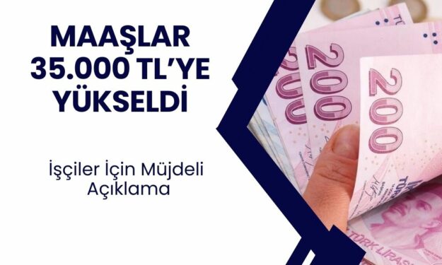 Binlerce işçi bayram edecek! 35 Bin TL'ye yükseldi