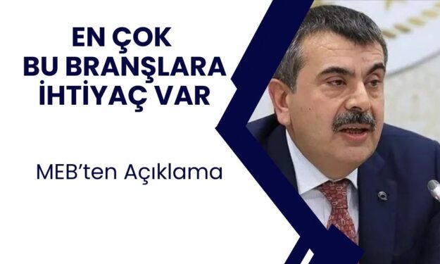 MEB duyurdu! İşte en fazla öğretmen açığı olan branşlar! Öğretmen Ataması