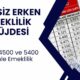 EYT’siz erken emeklilik müjdesi! Bu 7 maddeyi uygulayana emeklilik! SGK girişi 1999-2008 olanlara 3600 4500 ve 5400 Primle...