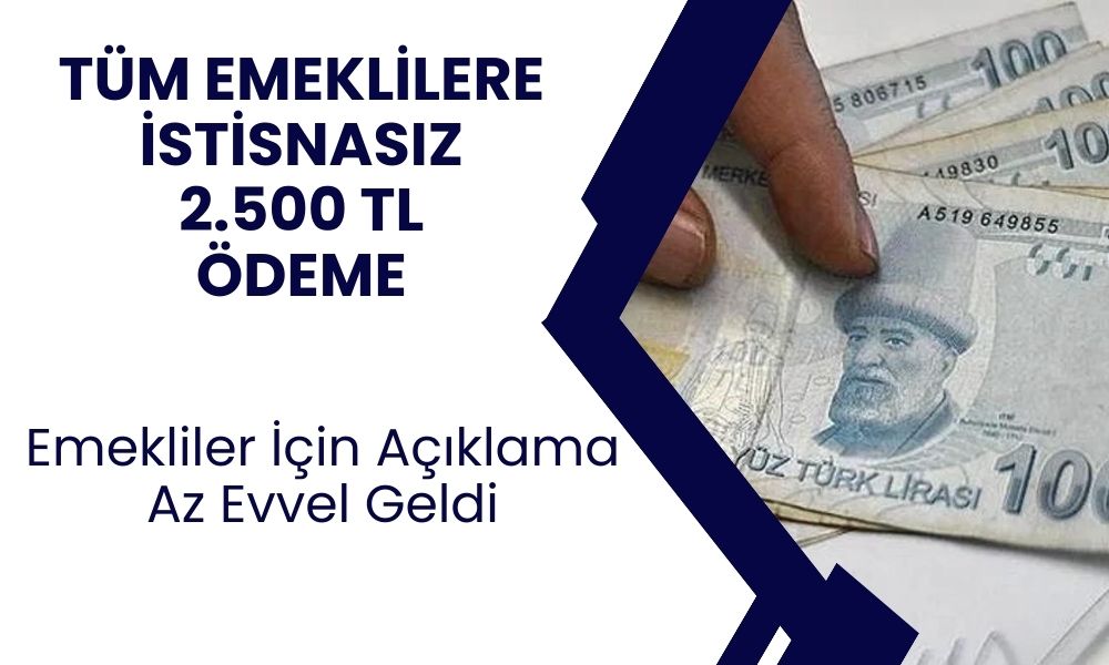 Meclis onay mührünü bastı! Emekliler için 2.500 TL ilave ödeme: SSK, Bağkur ayrımı yapılmayacak