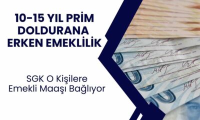 10-15 Yıl Primi Doldurana Erken Emeklilik Fırsatı: SGK O Kişilere Maaş Bağlayacak! 50-55 Yaşındakilere...