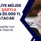 Emekliye Müjde Geldi! Yarın 10.00’da Tek Şartla 20.000 TL Ödeme Başlıyor