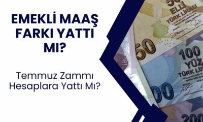 Emekli maaş farkları yattı mı, ne zaman yatacak? 2024 Temmuz zammı sonrası emekli maaş farkı ödeme tarihleri 