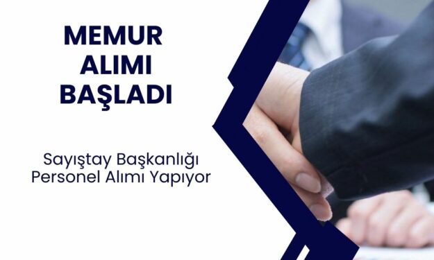 Sayıştay Başkanlığı Personel Alım İlanı! Başvuru Şartları ve Başvuru Ekranı