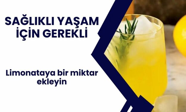 Limonataya bir miktar ekleyin, böbrekleri sıfırlıyor ve mideyi rahatlatıyor