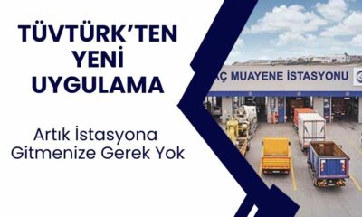 TÜVTÜRK'ten yeni uygulama! Artık muayene istasyonuna gitmenize gerek yok