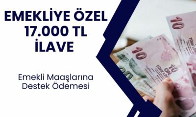 26-27 Temmuz Tarihlerinde EMEKLİ olan Herkese, DEVLET Desteğiyle 17.000 TL Ödeme