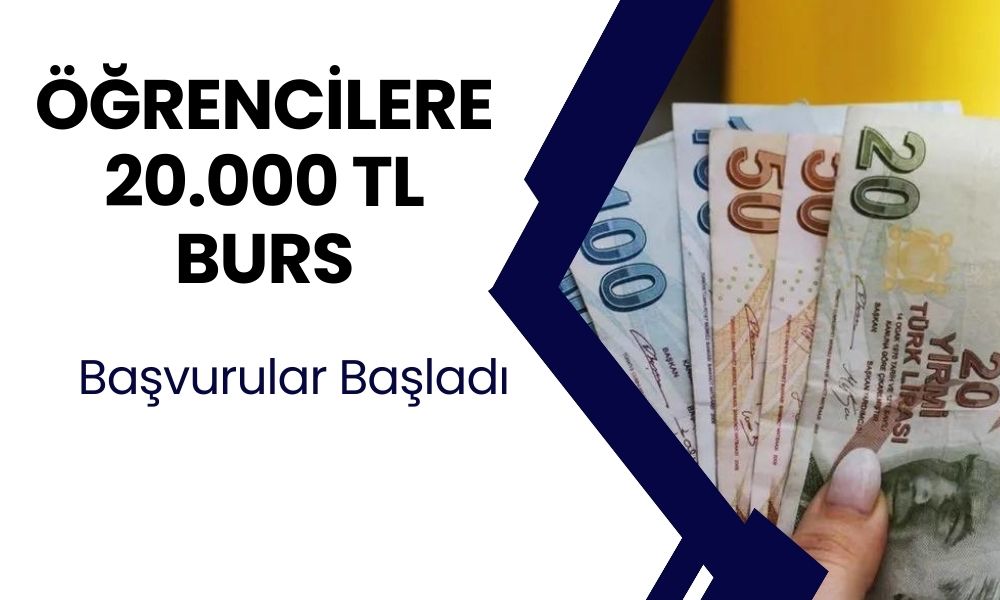 Öğrencilere karşılıksız 20 bin TL başarı bursu! Öğreci burs başvurusu başladı