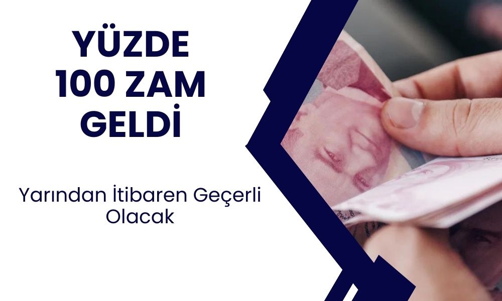 Sonunda Bu da Oldu! Fiyatlara Yüzde 100 Zam Duyuruldu Yarın Geçerli Olacak