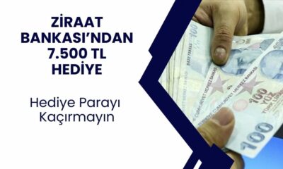 Ziraat Bankası'ndan Bankkart Sahiplerine Büyük Müjde! 7.500 TL TL Hediye Veriliyor