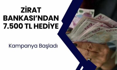 Ziraat Bankası'ndan Bankkart Sahipleri İçin Büyük Kampanya: 7.500 TL Hediye Para Ödemesi