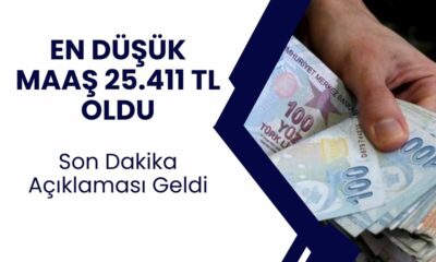 En düşük maaş 25.411 TL oldu! Enflasyon farkı zammı sonrası YENİ DUYURU Geldi