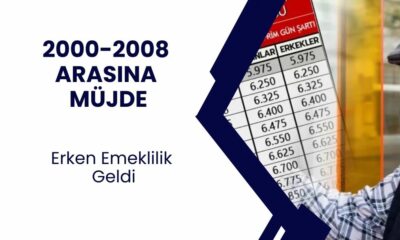 2000 2008 SSK Bağkur’luların dikkatine! 48 50 55 yaşında erken emeklilik mümkün işte formülü