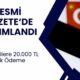 Resmi Gazete’de Açıklandı! Emeklilere 20.000 TL Ödeme Kesinleşti