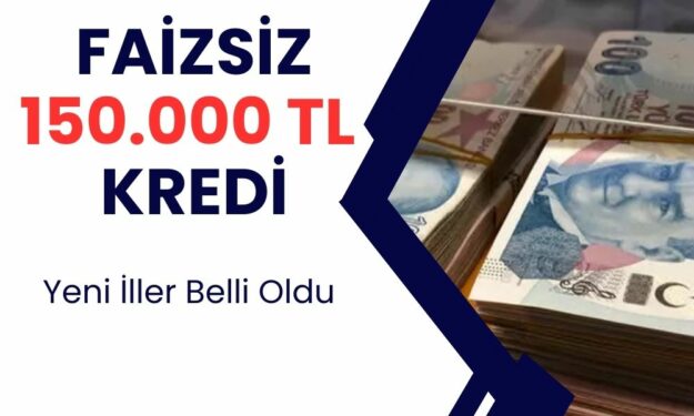 Faizsiz Kredi Verilecek Yeni İller Açıklandı!