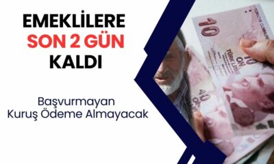 Son 2 gün kaldı! Başvurmayan emekliler para alamayacak