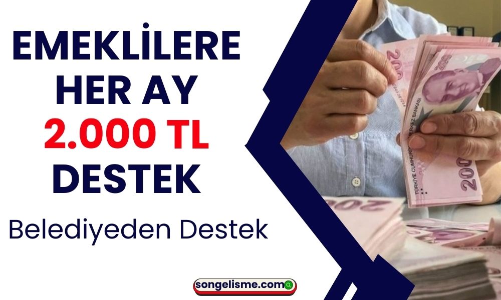 Emeklilere Temmuz Zammı Yetmedi! Belediyeden Aylık 2.000 TL Ek Destek