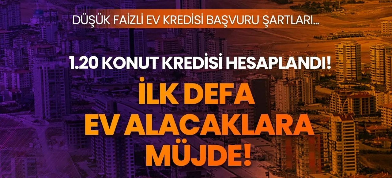 İlk kez ev alacaklar, 1.20 faiz oranı ile düşük faizli konut kredisi kampanyasında son gelişmeleri yakından takip ediyor. İlk Evim kampanyası, özellikle ilk kez ev sahibi olmak isteyen vatandaşlarımız için büyük önem taşıyan bir konut destek programıdır. Hükümet tarafından hayata geçirilecek İlk Evim Konut Kampanyası, ev sahibi olmak isteyenler için büyük bir fırsat sunacak. Bu kampanya ile sıfır konut satın almak daha kolay ve ulaşılabilir hale gelecek. Orta Vadeli Program (OVP) kapsamında ilk ev alacaklara uygun ödemeli kredi sunulacak. Peki 1.20 faizle ilk evim kampanyası ne zaman, konut kredisi başvuru şartları belli oldu mu? Düşük faizli konut kredisi ne zaman çıkar? İşte İlk evim kampanyası son durumu haberleri.