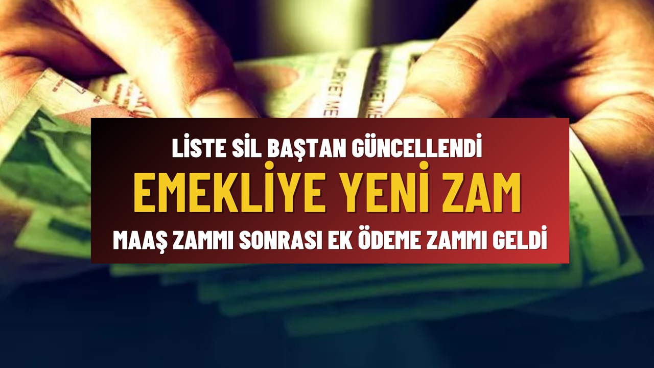 Beklenen zam haberi nihayet geldi! Milyonlarca emekliyi yakından ilgilendiren ek zam kararı, maaş tablolarını baştan aşağıya değiştirecek. Yapılan açıklamaya göre, yaklaşık 16 milyon emeklinin maaşı önemli ölçüde artırılacak.