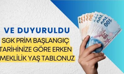 1991 1994 1997 2002 2008 2015 seneleri kılavuzu açıklandı! SGK prim başlangıç tarihinize göre erken emeklilik yaş tablonuz geldi!