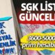 SSK gün yaş tablosuna revize! 1995-2001 sonrası 3500-4200-5500 primde taze koşullar