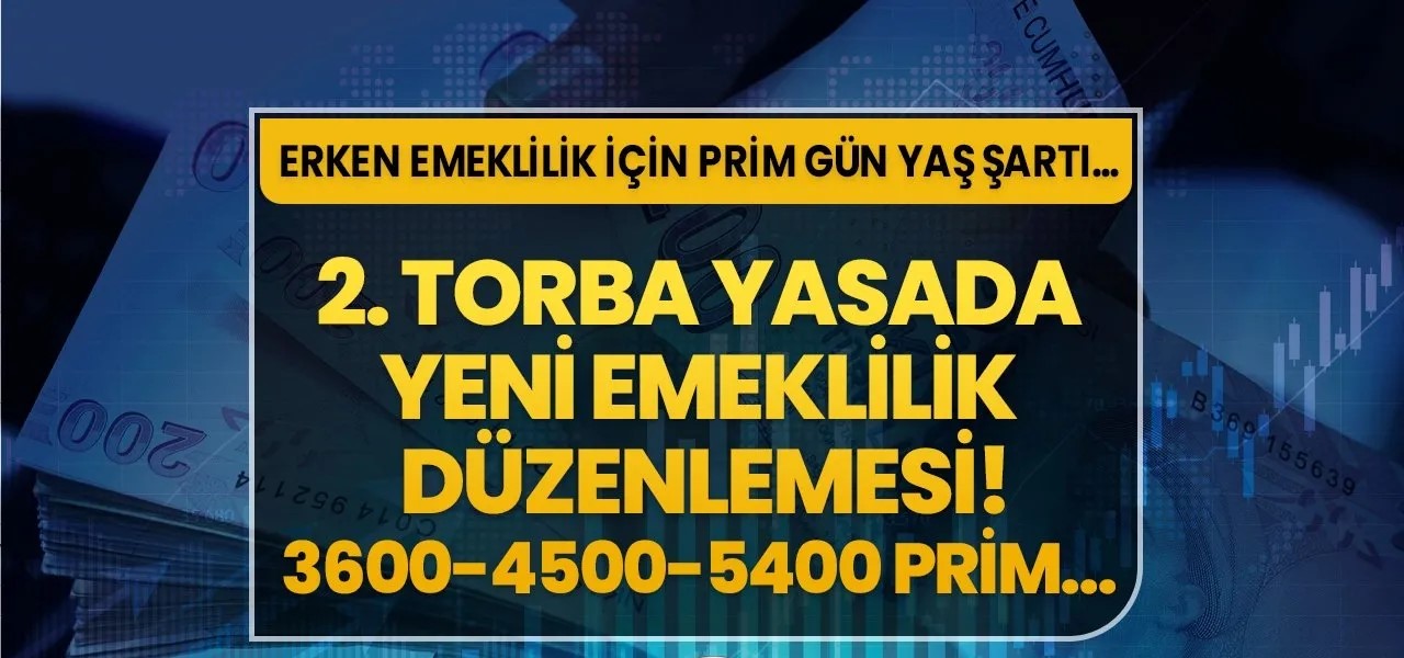 3600, 4500 ve 5400 prim günleriyle EYT'siz emeklilik fırsatı