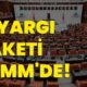 "9. Yargı Paketi 4-4 ceza indirimi gelecek mi, var mı?" sorusunun yanıtı sorgulanan konular arasında yer alıyor. 9. Yargı Paketi, içeriği ve maddeleriyle gündemin öne çıkan başlıkları arasında yer alıyor. Yargıda yeni düzenlemeleri içeren bu paket, denetimli serbestlik, 4/4 ceza indirimi ve infaz düzenlemesi gibi konuları kapsıyor. Adalet Bakanlığı tarafından hazırlanan yeni paket, TBMM Başkanlığına sunuldu. Vatandaşlar, 9. Yargı Paketi'nin son durumunu ve ne zaman çıkacağını merak ediyor. Adalet Bakanı Yılmaz Tunç, yeni paket hakkında önemli açıklamalarda bulundu. 9. Yargı Paketi, TBMM'de görüşülerek yasalaşıp yürürlüğe girecek. Peki, 9. Yargı Paketi 4-4 ceza indirimi gelecek mi, var mı? 9. Yargı Paketi'nde ceza indirimi maddesi olacak mı?