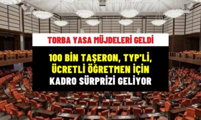 Taşeron İşçi, TYP ve Ücretli Öğretmenlere Kadro Geliyor: Onaylandı!