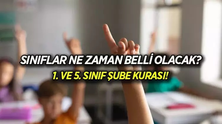 E-okul şube sorgulama: 1. ve 5. sınıf şube kura çekimi sonuçları açıklandı mı?