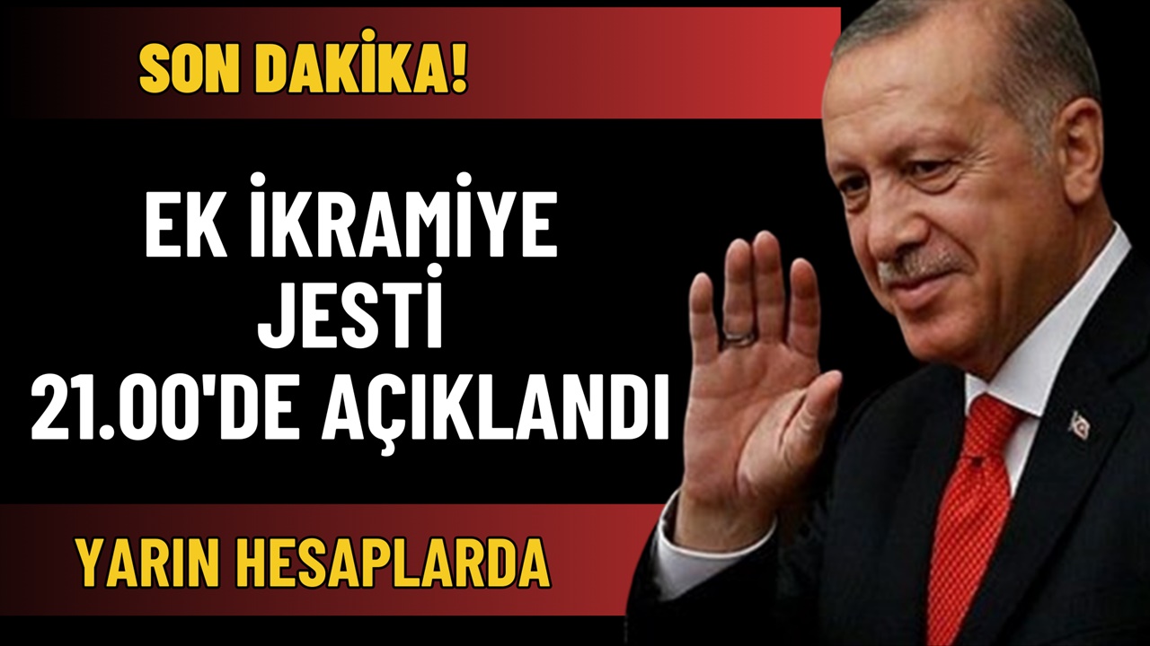 Ek ikramiye müjdesi bu defa memurlar için açıklandı. Saat 21.00’de duyuru yapıldı. Maaşla birlikte ekstra ikramiye de hesaplara yatacak.